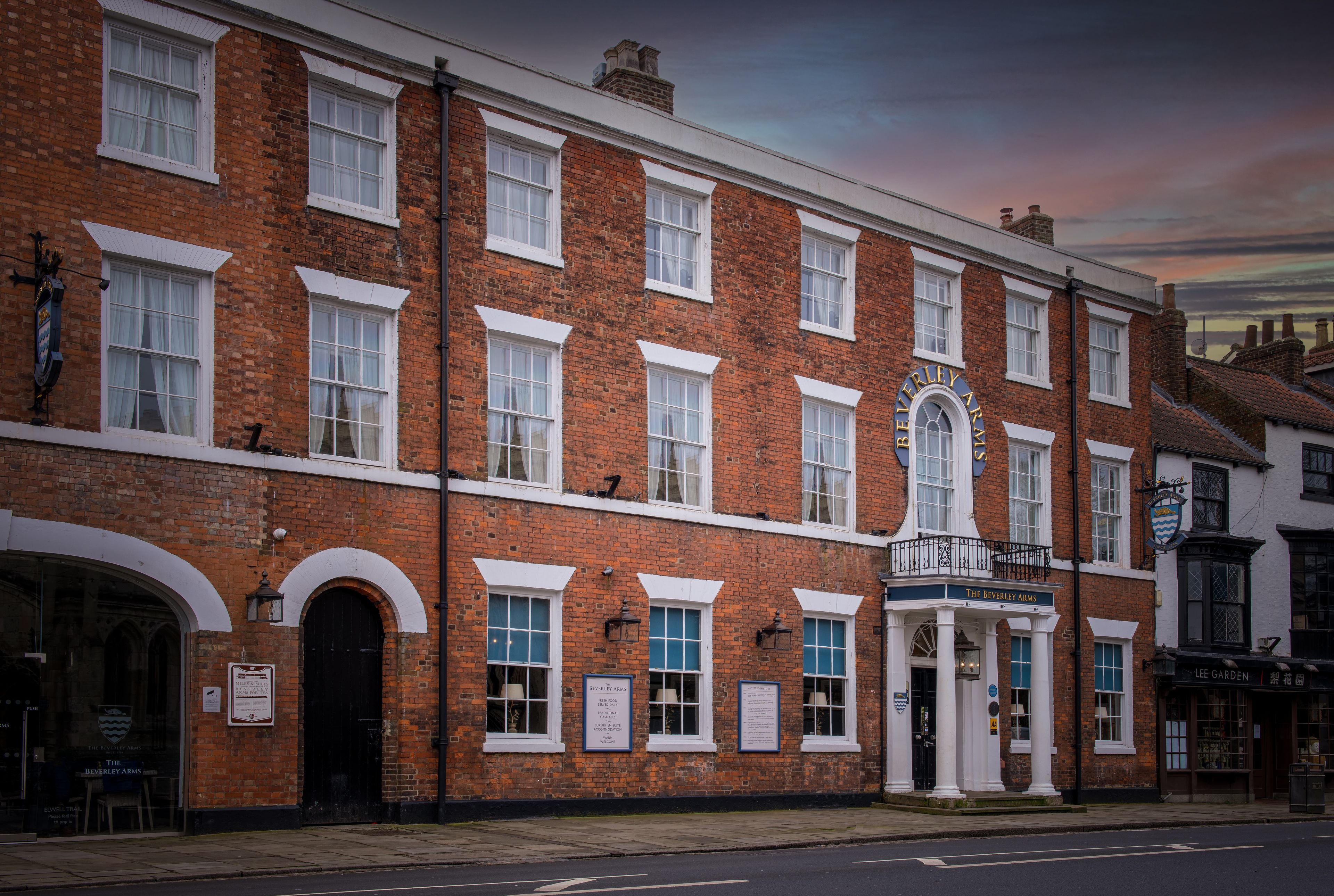 exterior of the beverley arms